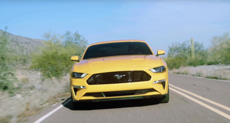 Illustration for article titled Here's The Sad New Face Of The 2018 Ford Mustang